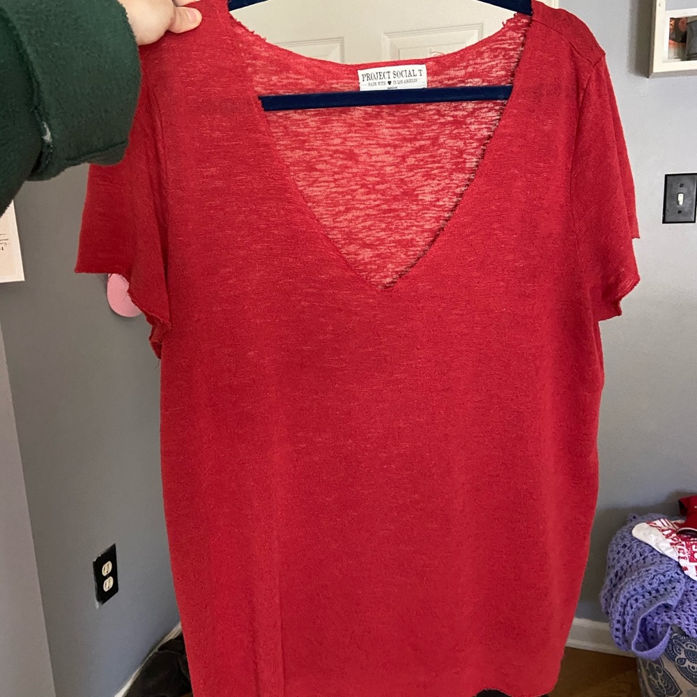 Slouchy Red T-Shirt
